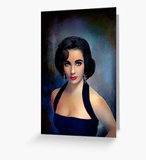 Elizabeth Taylor Greeting Card