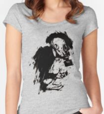 The Lonely Hunter (Ink/Brush Version) Women's Fitted Scoop T-Shirt