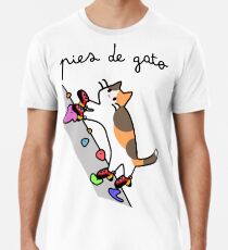 Camiseta premium para hombre Pies de Gato - Spot (Calico)