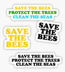 Save the Bees Sticker Pack Sticker