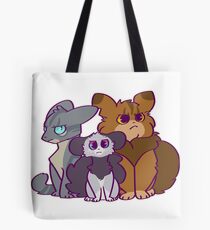 The Three Chibis Tote Bag