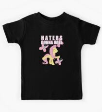 Fluttershy and butterflies Kids Tee