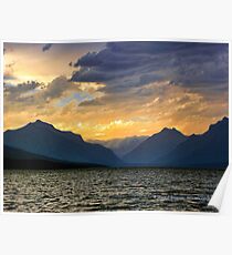 Lake MacDonald Evening Poster