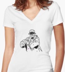 Rejjie Snow Women's Fitted V-Neck T-Shirt