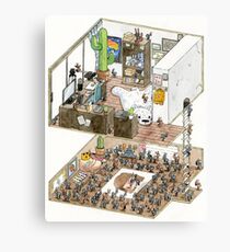 The Office Secret Room Canvas Print