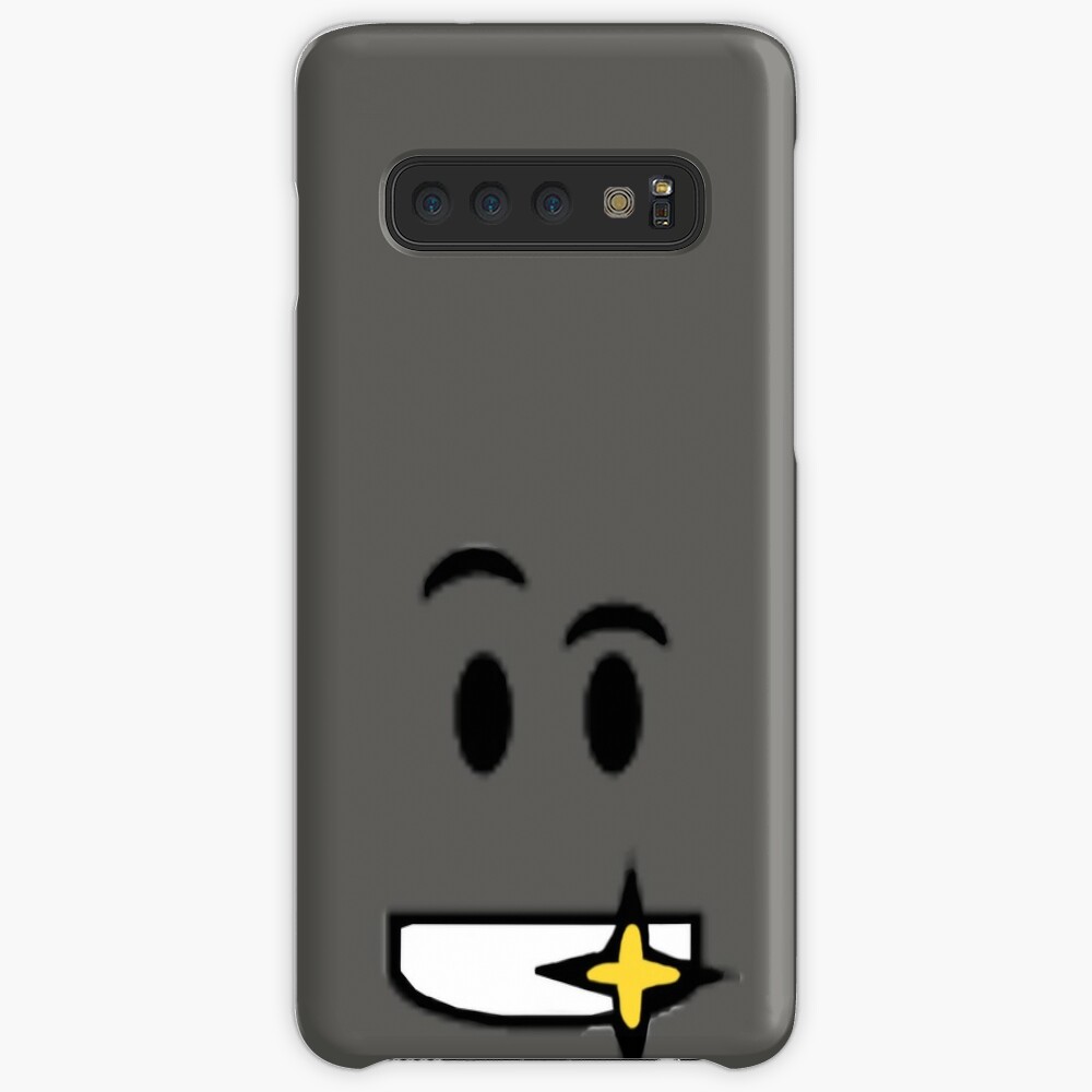Roblox Golden Shiny Teeth Face Case Skin For Samsung Galaxy By - roblox face stationery redbubble