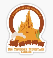 Big Thunder Mountain Railroad Sticker