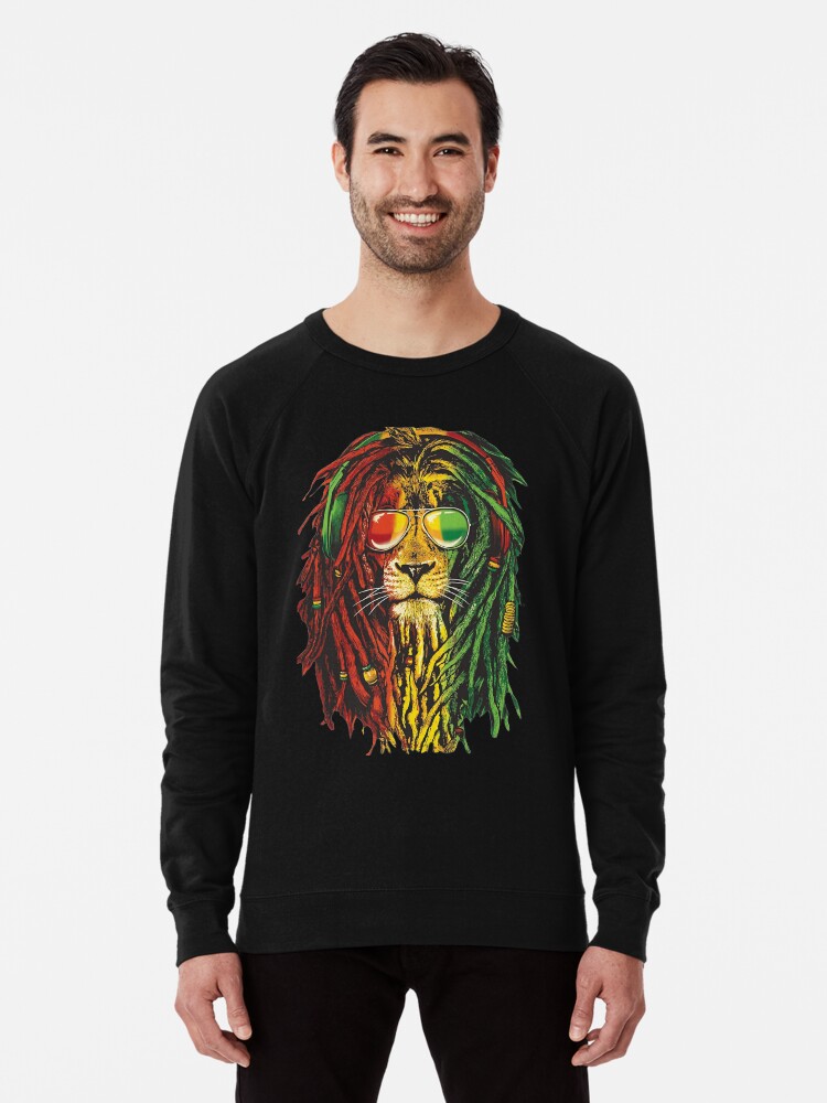 Marley Rasta Lion Art Dreadlock Rastafari T Shirt Accessories
