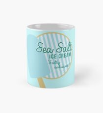 Meersalz-Eiscreme Tasse