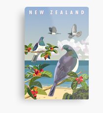Lienzo metálico Kereru, Nueva Zelanda