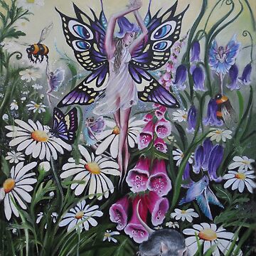 Spring Bee Fairy Art