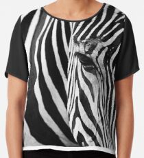 Zebra-Design Chiffontop