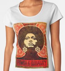 Camiseta premium para mujer Cartel de Angela Davis 1971