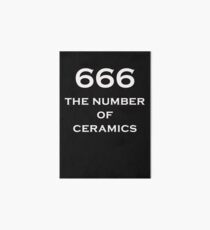666 die Anzahl der Keramiken Galeriedruck