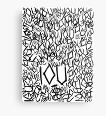 IOU Metal Print