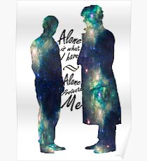 Johnlock "ALONE IS WHAT I HAVE" Poster