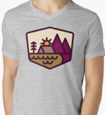 Naturliebhaber T-Shirt mit V-Ausschnitt für Männer