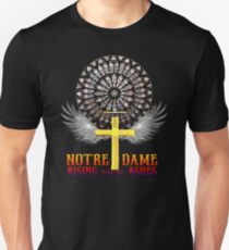 Notre Dame Rose Window Slim Fit T-Shirt
