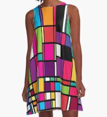 Pop Mod A-Linien Kleid