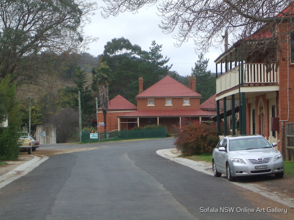 "Sofala Courthouse and Main Street" by Sofala NSW Online Art Gallery