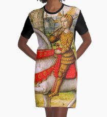 Jeanne d'Arc zu Pferd T-Shirt Kleid