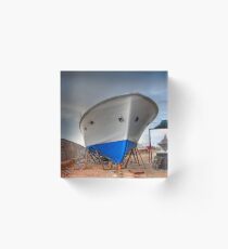 Resting Boat Acrylic Block