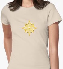 Solar Erhaben Tailliertes T-Shirt für Frauen