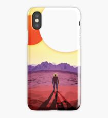 Retro NASA Travel Poster - Kepler 186f iPhone Case/Skin
