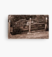 Ye Old Fence Canvas Print