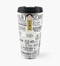 The Wise Words of Dwight Schrute (Light Tee) Travel Mug