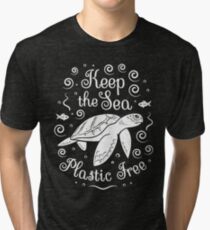 Rette unser Meer - halte das Meer plastisch - Schildkröte Vintage T-Shirt