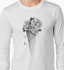 Eiscreme Rosen Langarmshirt
