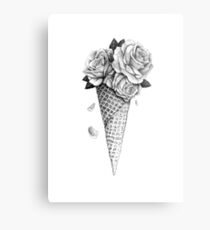 Ice Cream Roses Metal Print