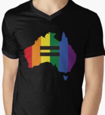 LGBT equality Australia Men's V-Neck T-Shirt