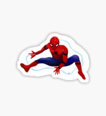 blue and red small Sticker
