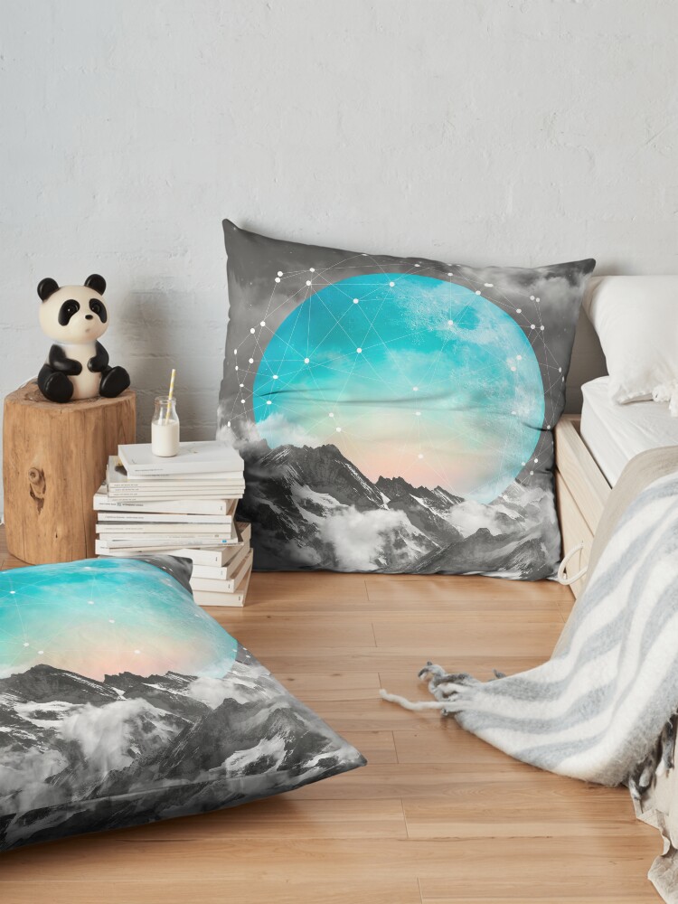 Alternate view of It Seemed To Chase the Darkness Away Floor Pillow