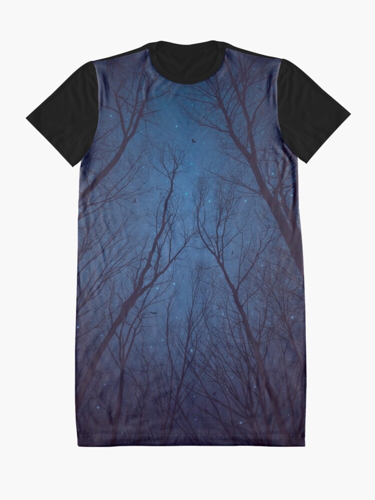 Alternate view of I Have Loved the Stars too Fondly Graphic T-Shirt Dress
