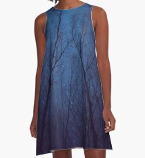 Ich habe die Sterne zu sehr geliebt A-Linien Kleid
