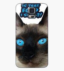 Funda/vinilo para Samsung Galaxy Cara feliz de gato: ¿Es esa comida la que huelo?