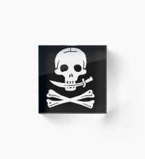 pirates skull Acrylblock