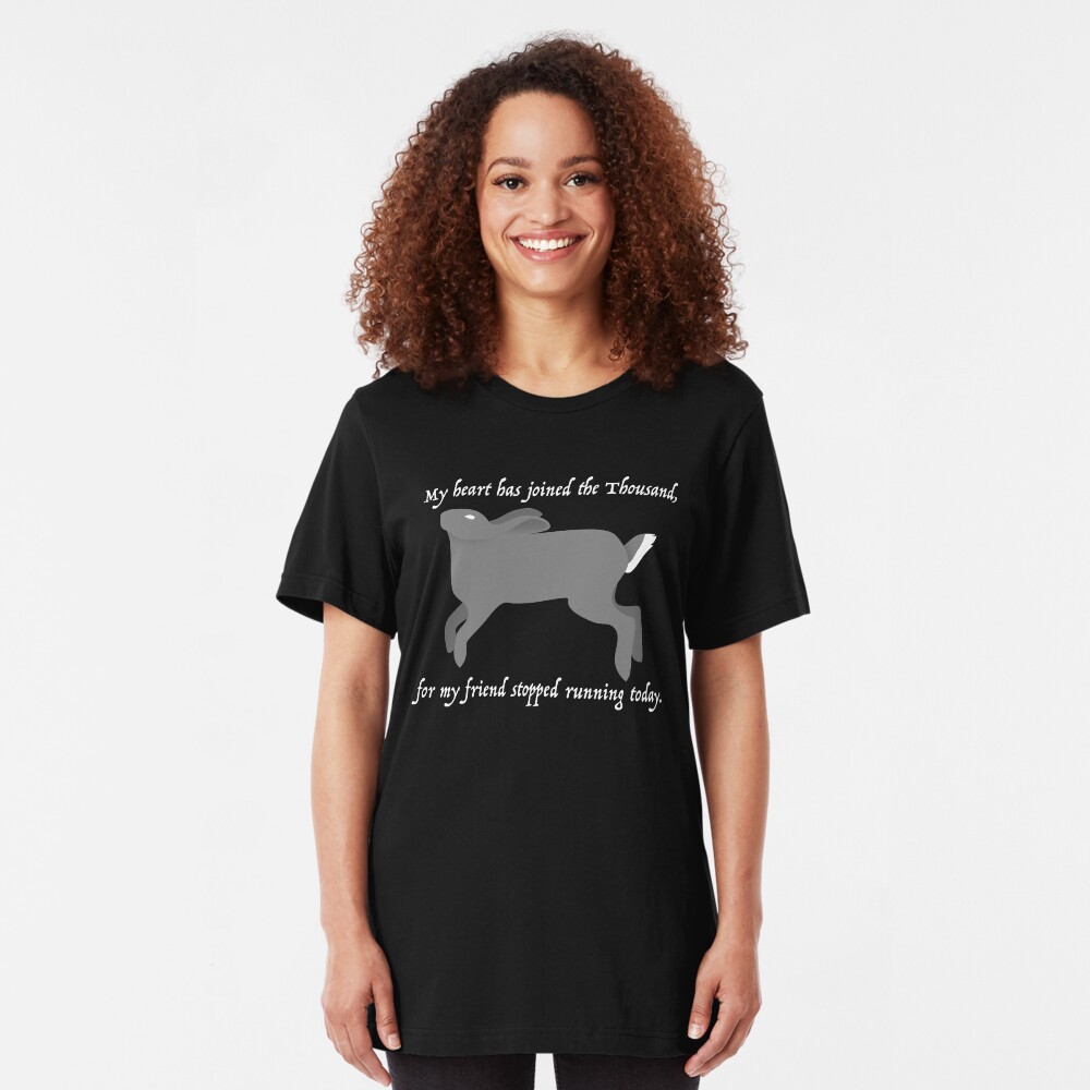 My heart has joined the Thousand... Slim Fit T-Shirt