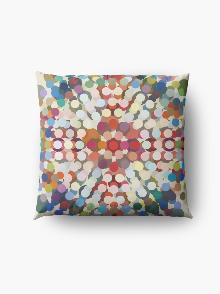 Alternate view of Rainbow Union on WHITE Floor Pillow