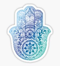 Blaues Hamsa Sticker