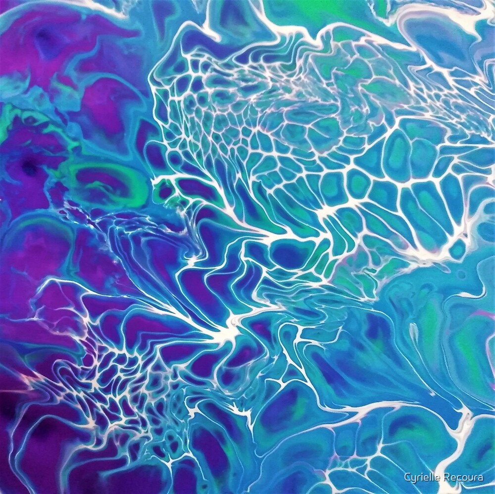 "Waves Fluid Art" by Cyrielle Recoura Redbubble