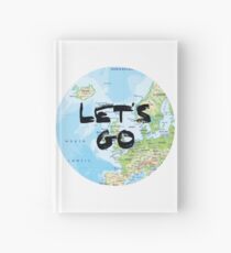 Let's Go! Rounded Europe Map Hardcover Journal