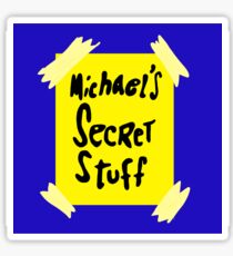 Michael's Secret Stuff - Space Jam Bottle Sticker