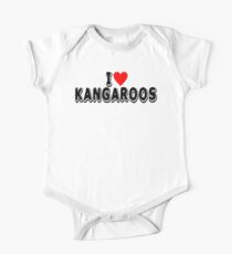 Kangaroo Lover Product I Love Gifts For Animal Enthusiast design Baby Body Kurzarm