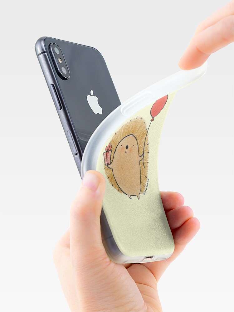 Alternate view of Happy Birthday Hedgehog iPhone Case & Cover