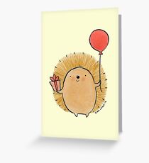 Happy Birthday Hedgehog Greeting Card