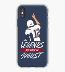 Limited Edition Legends Are Born In August - Tom Brady TB-12 Gear! iPhone Case